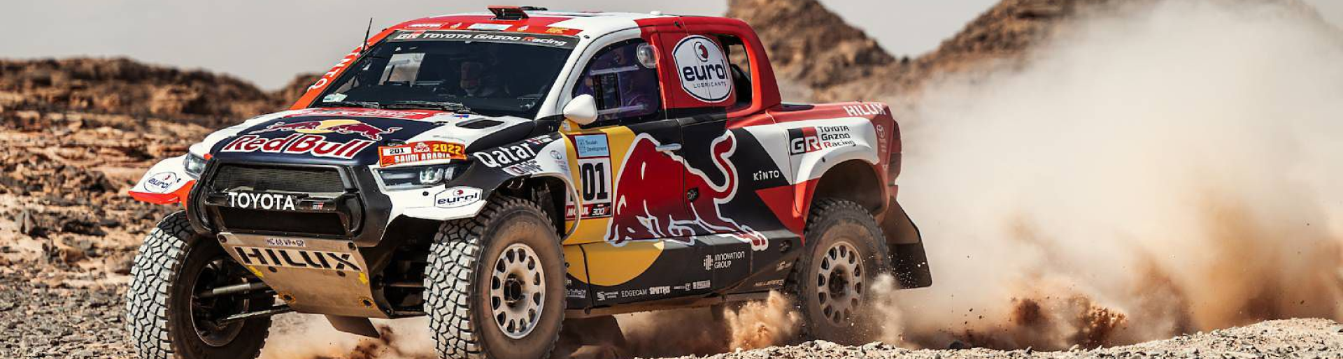 Изображение на странице НАССЕР АЛЬ-АТТИЯ ЗА РУЛЕМ TOYOTA HILUX СТАЛ ПОБЕДИТЕЛЕМ РАЛЛИ-РЕЙДА «ДАКАР-2022» Тойота Центр Нижний Новгород Восток